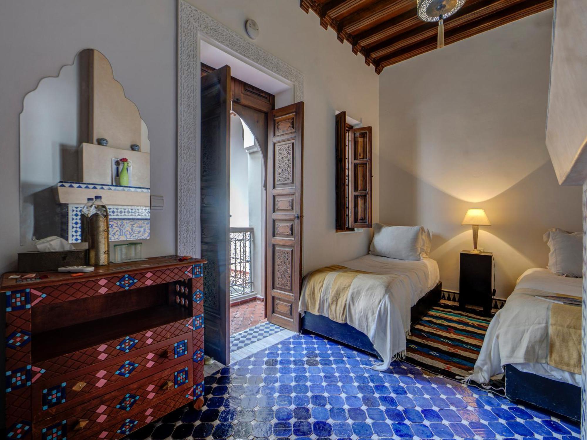 马拉喀什 咯什之太阳摩洛哥传统庭院住宅酒店 客房 照片